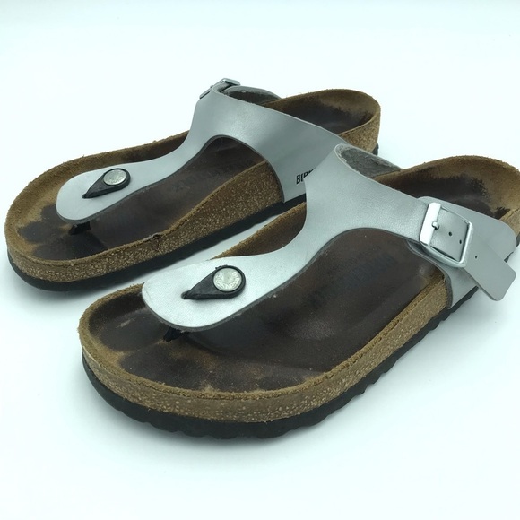 Birkenstock Shoes - Birkenstock Silver Sandals